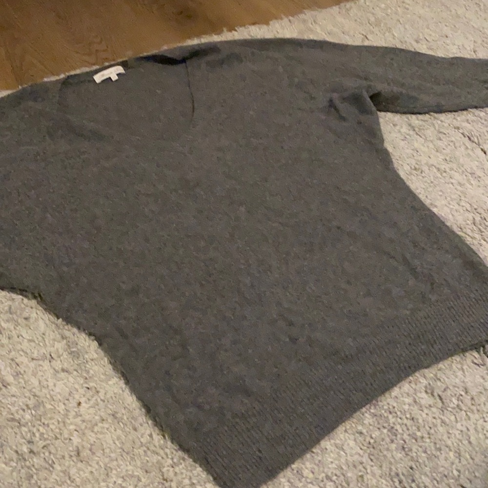 Grey cashmere Minnie Rose Sweater